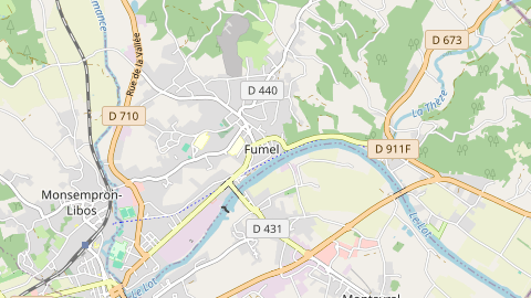 Carte de localisation de l'évènement