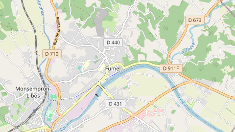 Carte de localisation de l'évènement