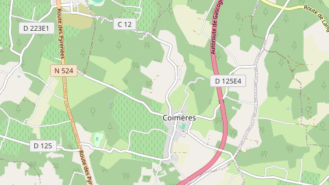 Carte de localisation de l'évènement