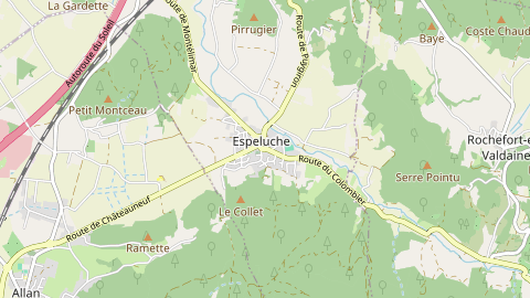 Carte de localisation de l'évènement