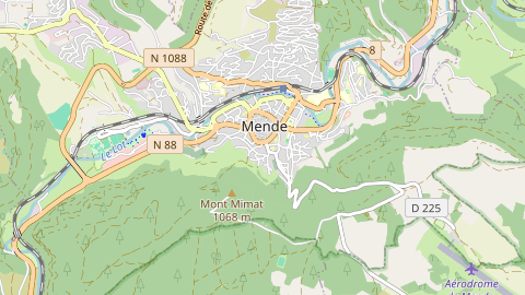 Carte de localisation de l'évènement