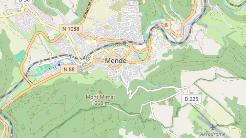 Carte de localisation de l'évènement