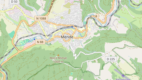 Carte de localisation de l'évènement