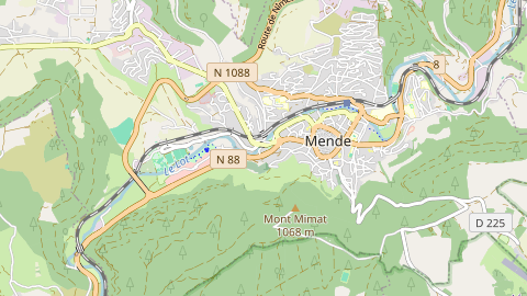 Carte de localisation de l'évènement