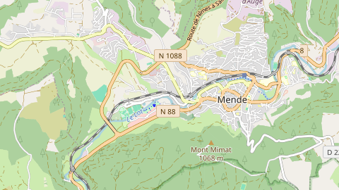 Carte de localisation de l'évènement