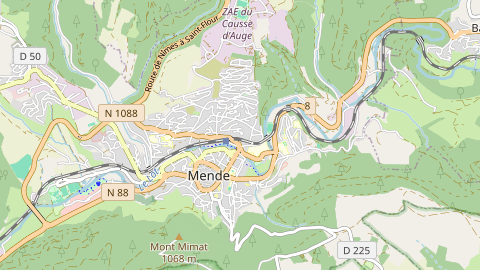 Carte de localisation de l'évènement