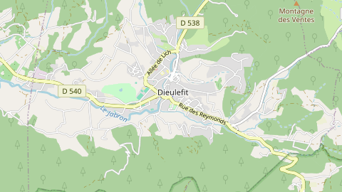 Carte de localisation de l'évènement