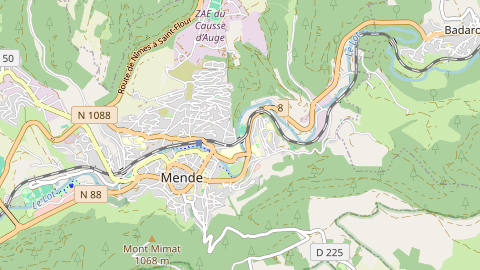 Carte de localisation de l'évènement