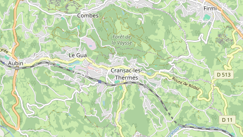 Carte de localisation de l'évènement