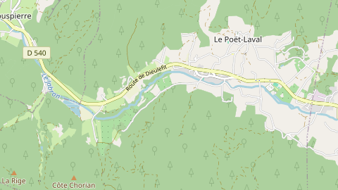 Carte de localisation de l'évènement