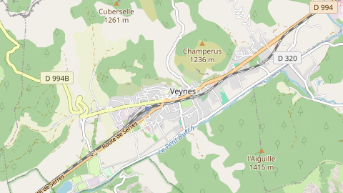 Carte de localisation de l'évènement