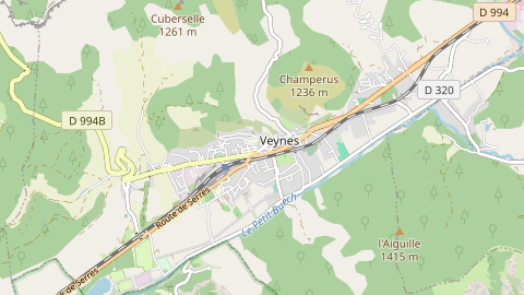 Carte de localisation de l'évènement