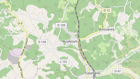 Carte de localisation de l'évènement