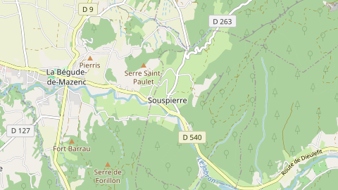 Carte de localisation de l'évènement