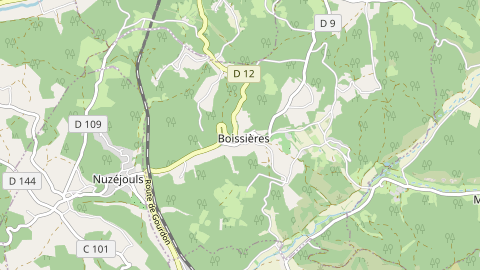 Carte de localisation de l'évènement