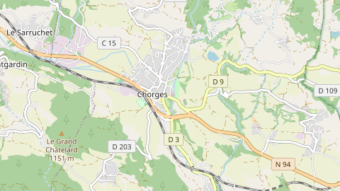 Carte de localisation de l'évènement