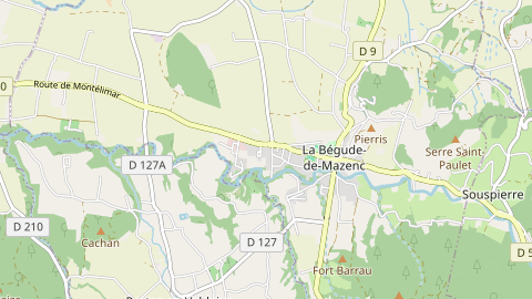 Carte de localisation de l'évènement