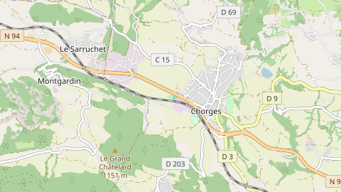 Carte de localisation de l'évènement