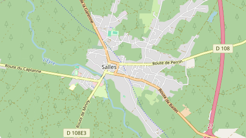 Carte de localisation de l'évènement