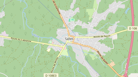 Carte de localisation de l'évènement