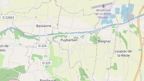 Carte de localisation de l'évènement
