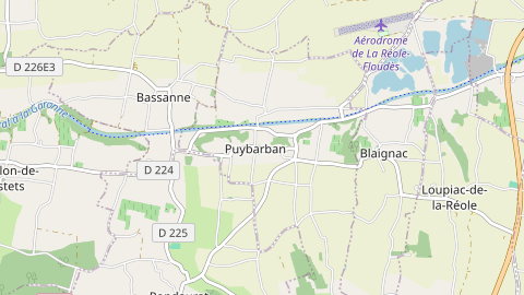 Carte de localisation de l'évènement