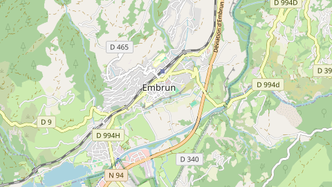 Carte de localisation de l'évènement