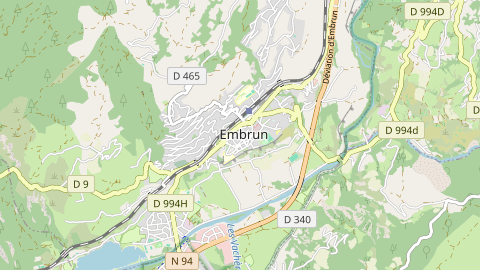 Carte de localisation de l'évènement