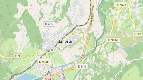 Carte de localisation de l'évènement