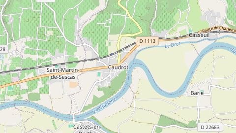 Carte de localisation de l'évènement