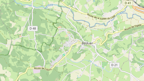 Carte de localisation de l'évènement