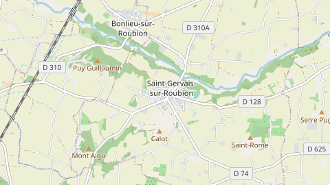 Carte de localisation de l'évènement