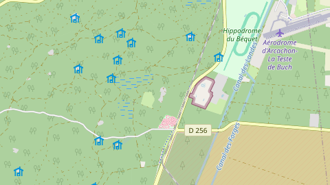 Carte de localisation de l'évènement