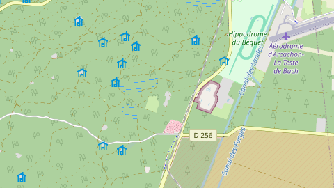 Carte de localisation de l'évènement