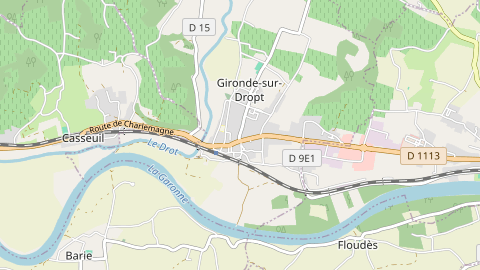 Carte de localisation de l'évènement