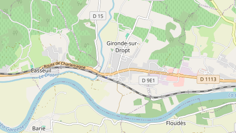 Carte de localisation de l'évènement