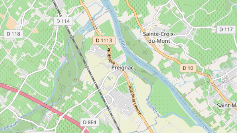 Carte de localisation de l'évènement