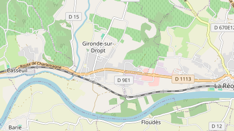 Carte de localisation de l'évènement