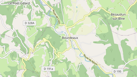 Carte de localisation de l'évènement