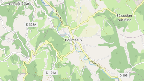 Carte de localisation de l'évènement