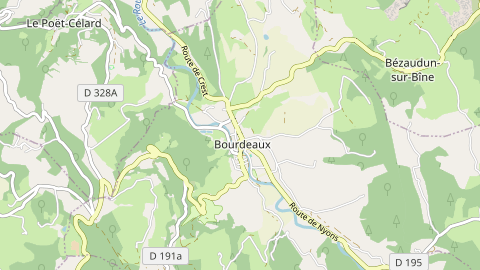 Carte de localisation de l'évènement