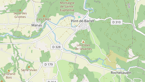 Carte de localisation de l'évènement