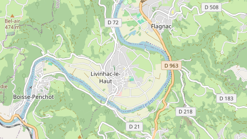Carte de localisation de l'évènement