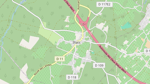 Carte de localisation de l'évènement