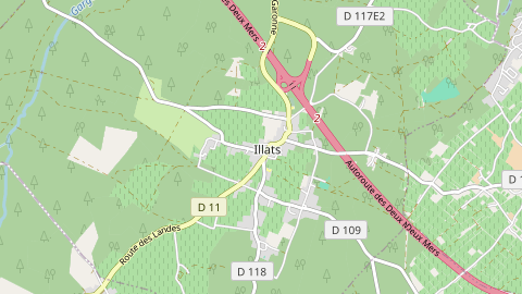Carte de localisation de l'évènement