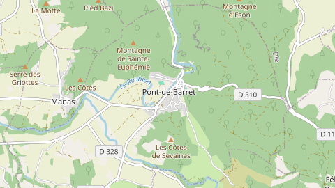 Carte de localisation de l'évènement