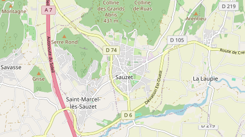 Carte de localisation de l'évènement