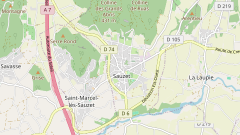 Carte de localisation de l'évènement