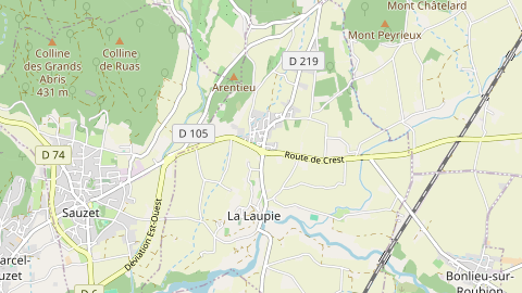 Carte de localisation de l'évènement
