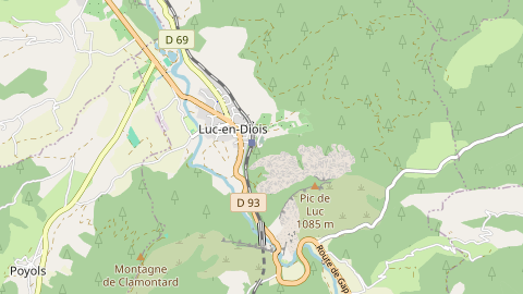 Carte de localisation de l'évènement